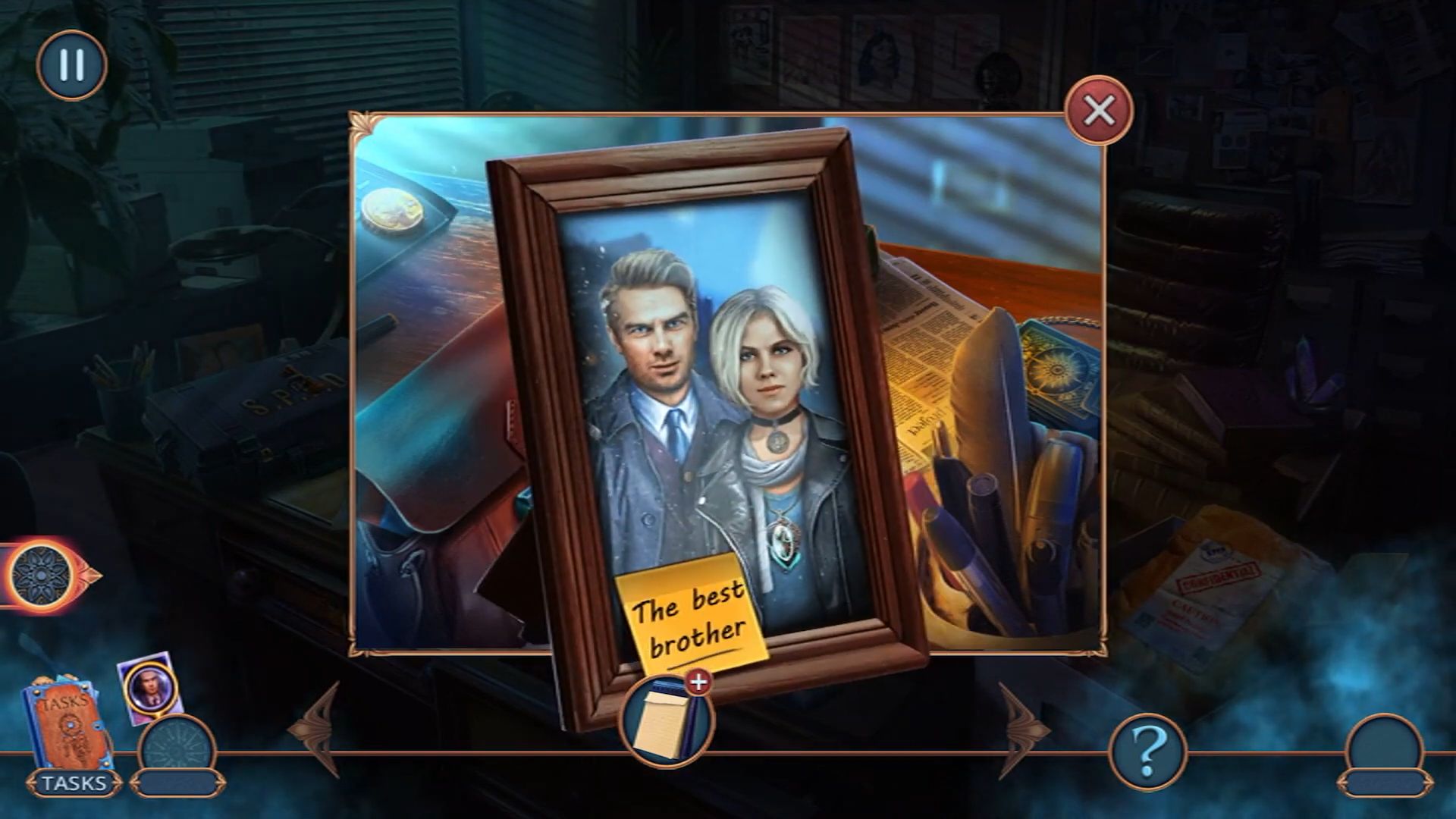 Full version of Android Hidden objects game apk Twin Mind: Power of Love for tablet and phone.