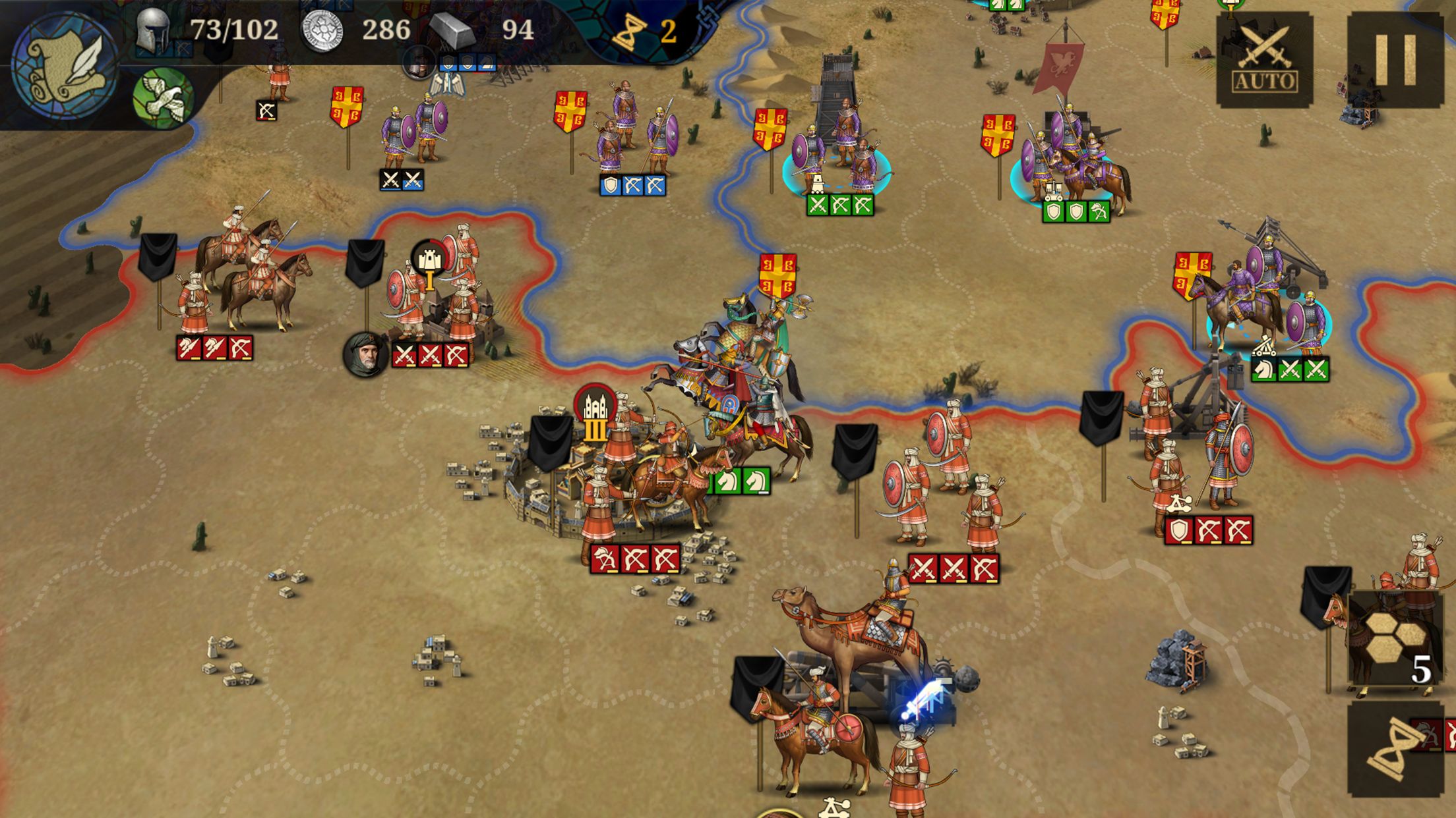 Full version of Android Strategy game apk European War 7: Medieval for tablet and phone.