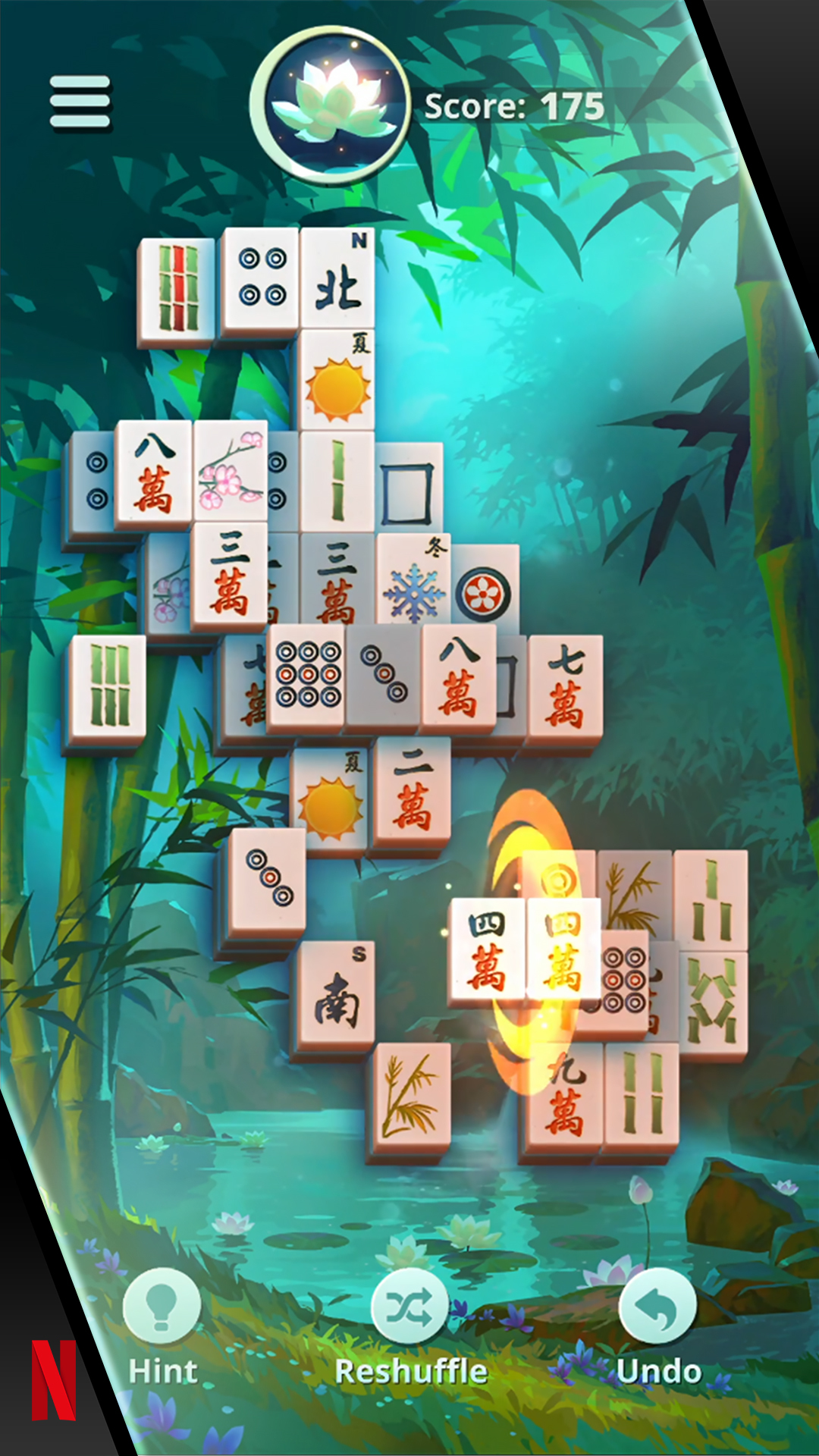 Full version of Android Logic game apk NETFLIX Mahjong Solitaire for tablet and phone.