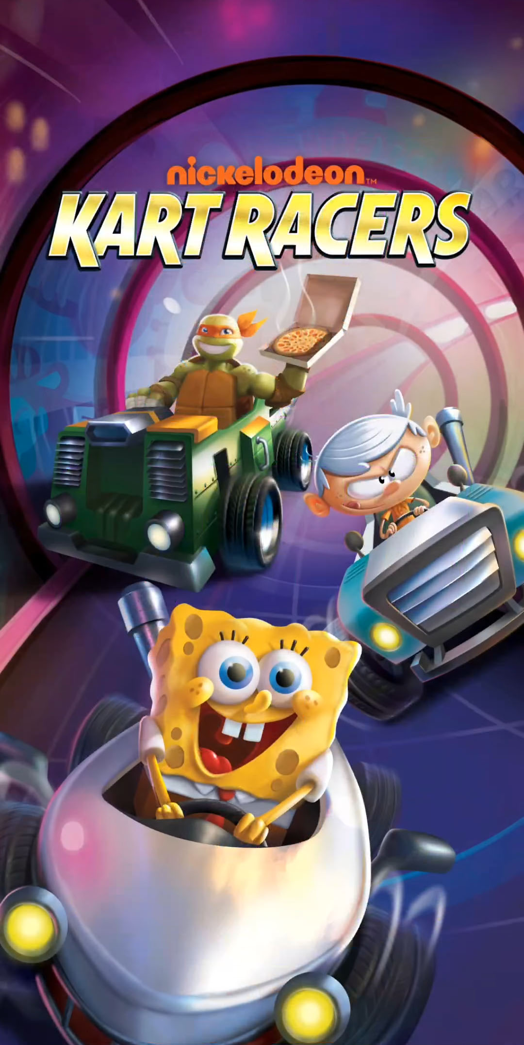 Full version of Android Online game apk Nickelodeon Kart Racers for tablet and phone.