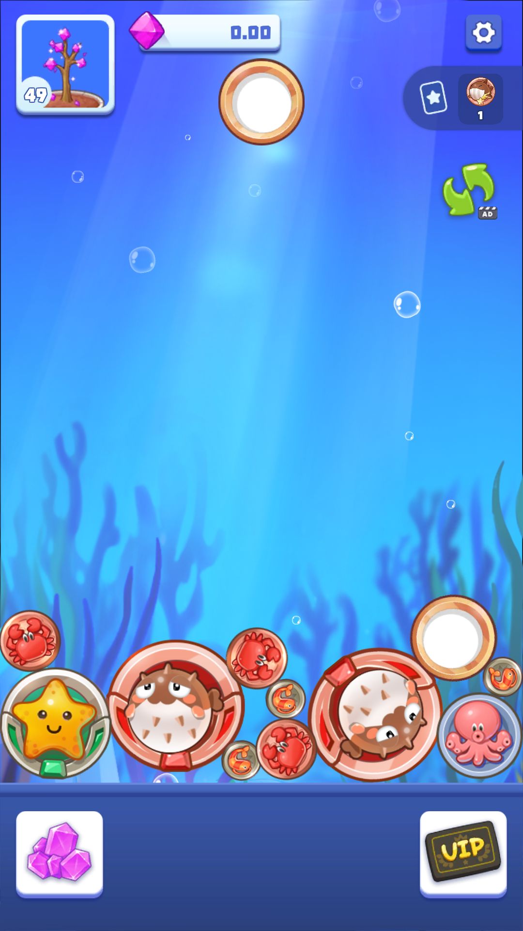 Download Ocean Merge: Gather Gem Android free game.