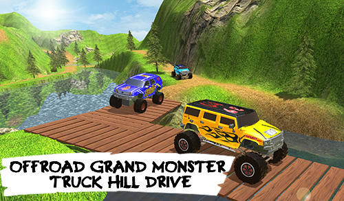 Download Offroad grand monster truck hill drive Android free game.