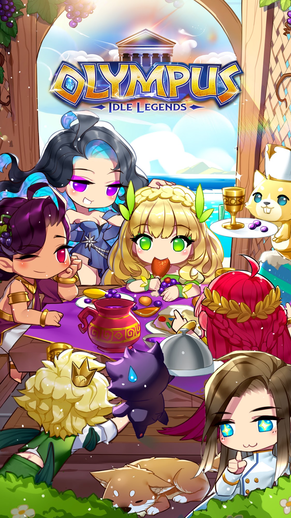 Full version of Android PvP game apk Olympus: Idle Legends for tablet and phone.