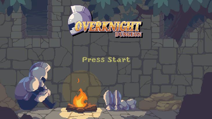 Full version of Android Platformer game apk Overknight Dungeon for tablet and phone.