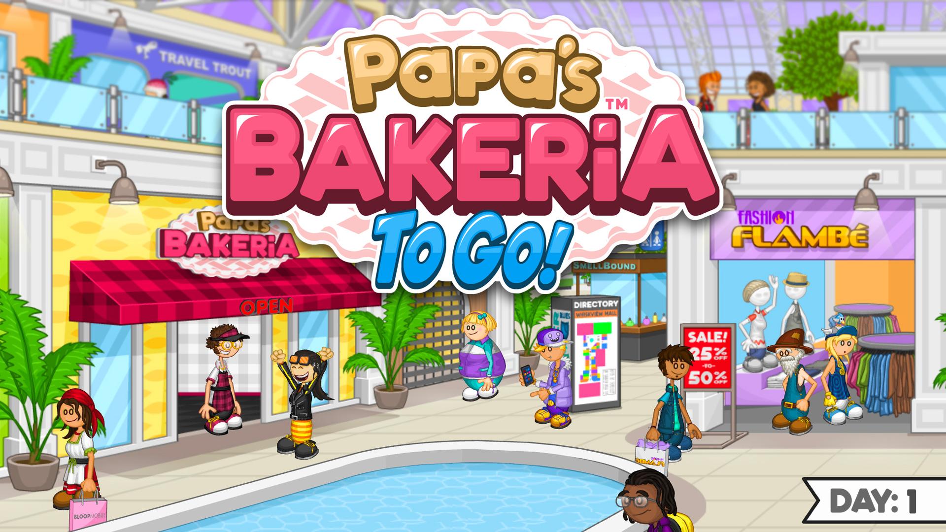 Full version of Android Management game apk Papa's Bakeria To Go! for tablet and phone.