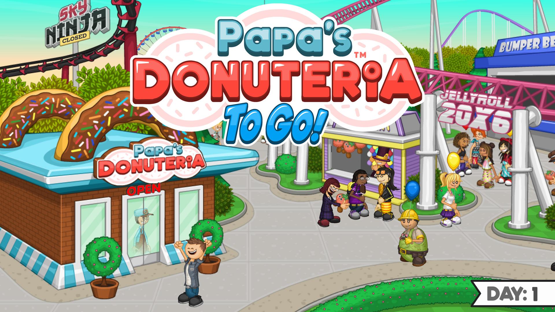 Full version of Android Management game apk Papa's Donuteria To Go! for tablet and phone.