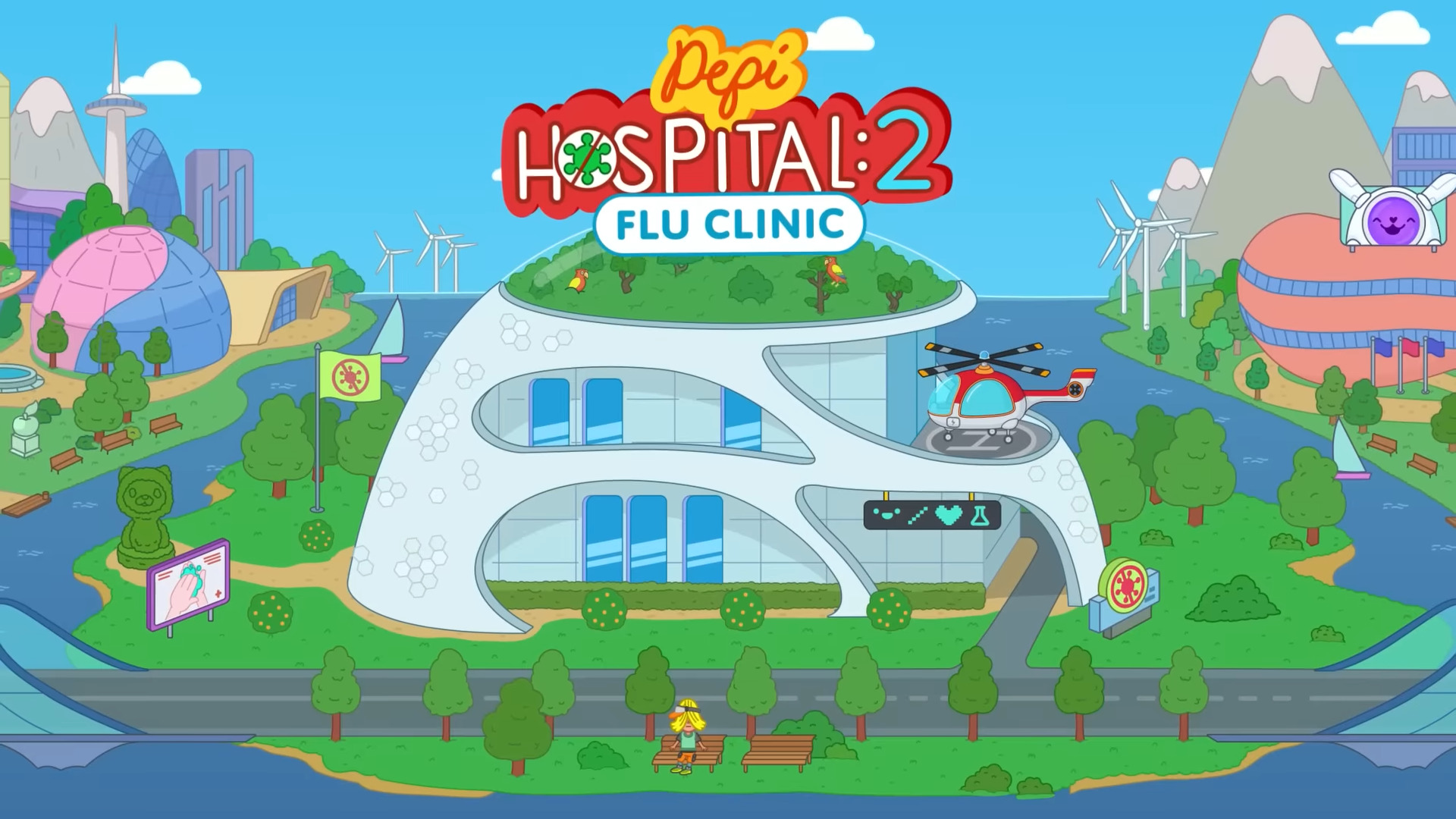 Full version of Android For kids game apk Pepi Hospital 2: Flu Clinic for tablet and phone.