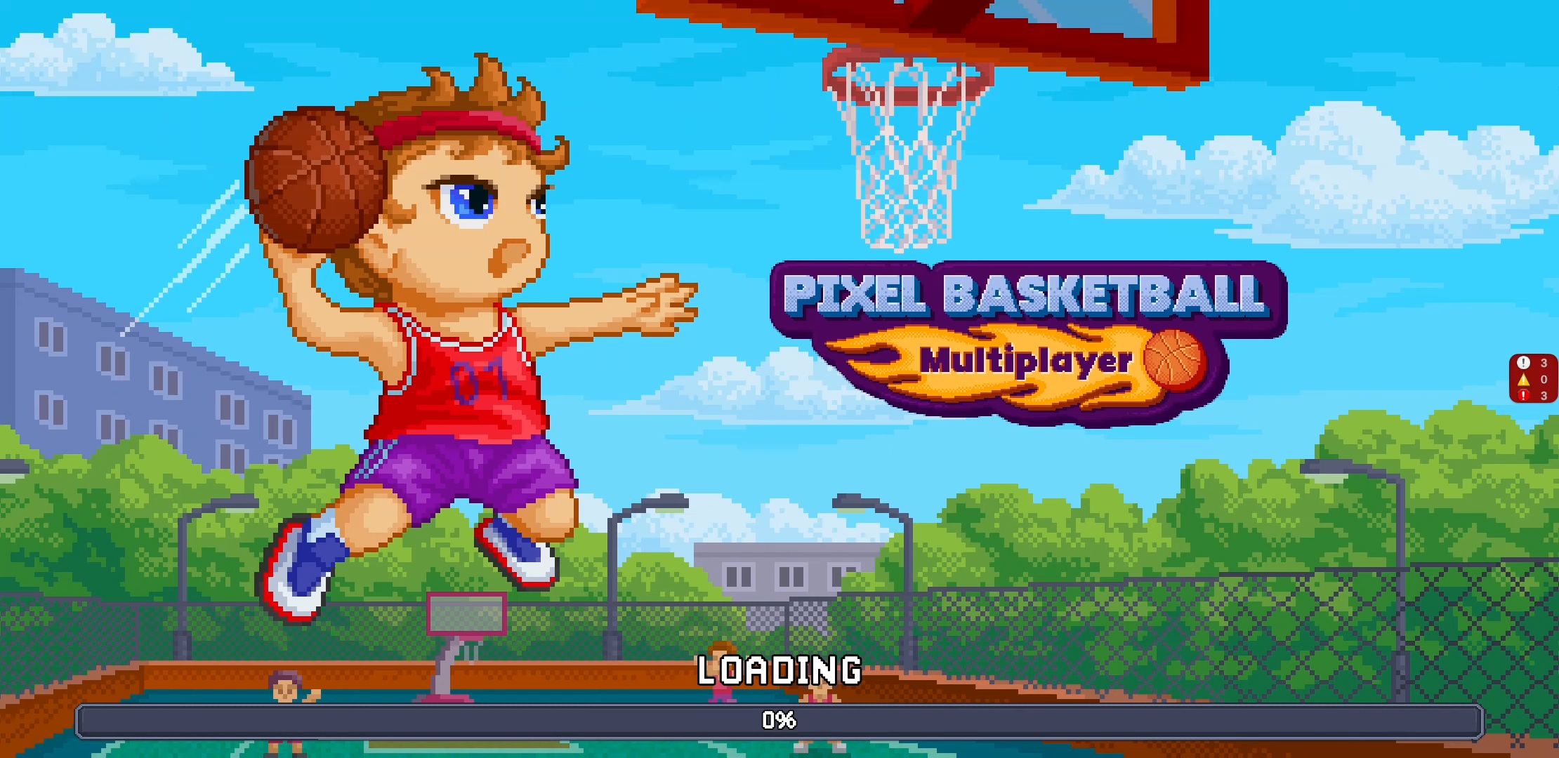 Full version of Android Sports game apk Pixel Basketball: Multiplayer for tablet and phone.