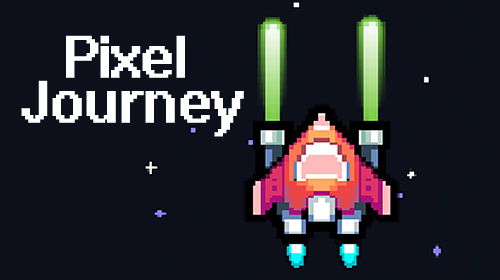 Full version of Android Flying games game apk Pixel journey: 2D space shooter for tablet and phone.