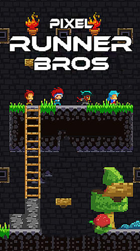 Download Pixel runner bros Android free game.