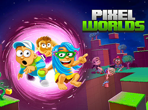 Full version of Android Platformer game apk Pixel worlds for tablet and phone.