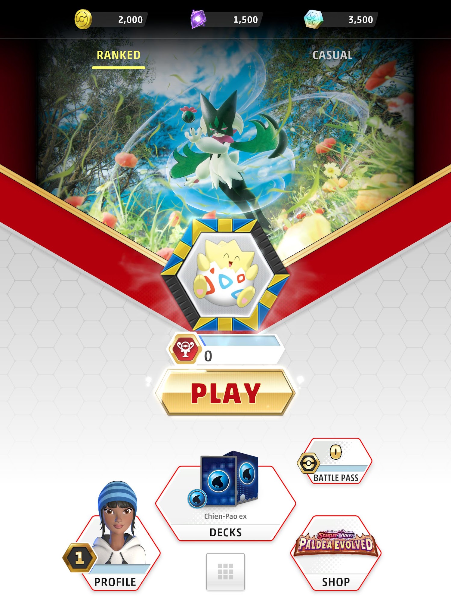 Full version of Android  game apk Pokémon TCG Live for tablet and phone.