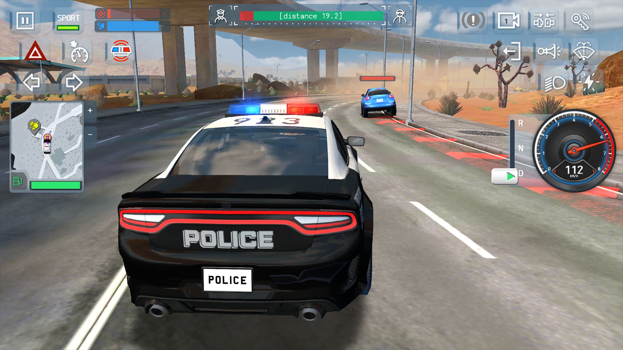 Full version of Android Cars game apk Police Sim 2022 for tablet and phone.