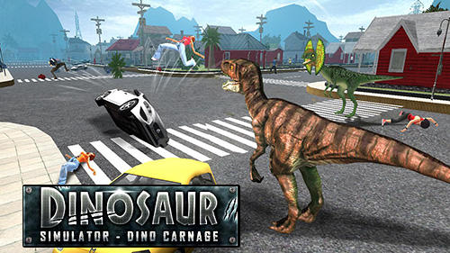Full version of Android Dinosaurs game apk Primal dinosaur simulator: Dino carnage for tablet and phone.