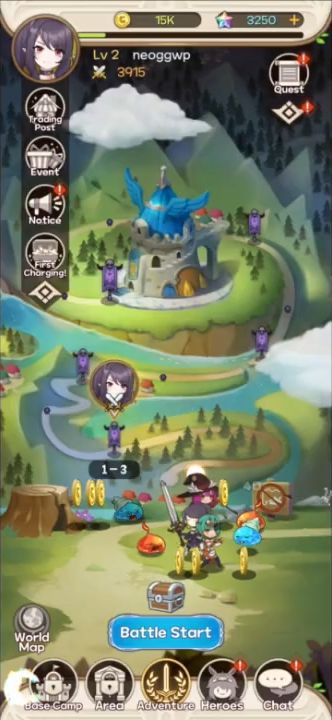 Full version of Android Strategy RPG game apk Princess Tale for tablet and phone.