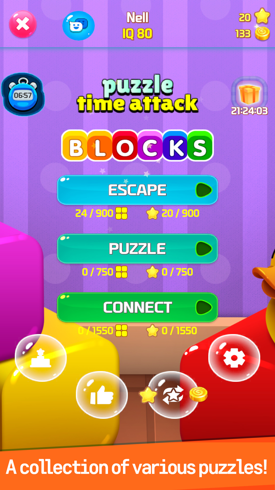 Full version of Android Puzzle game apk Puzzle TimeAttack for tablet and phone.