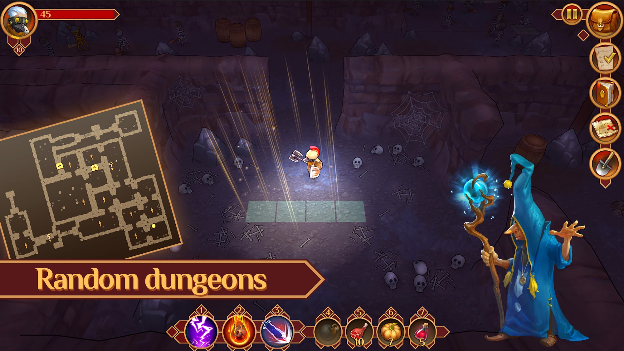 Full version of Android Multiplayer game apk Quest Hunter for tablet and phone.