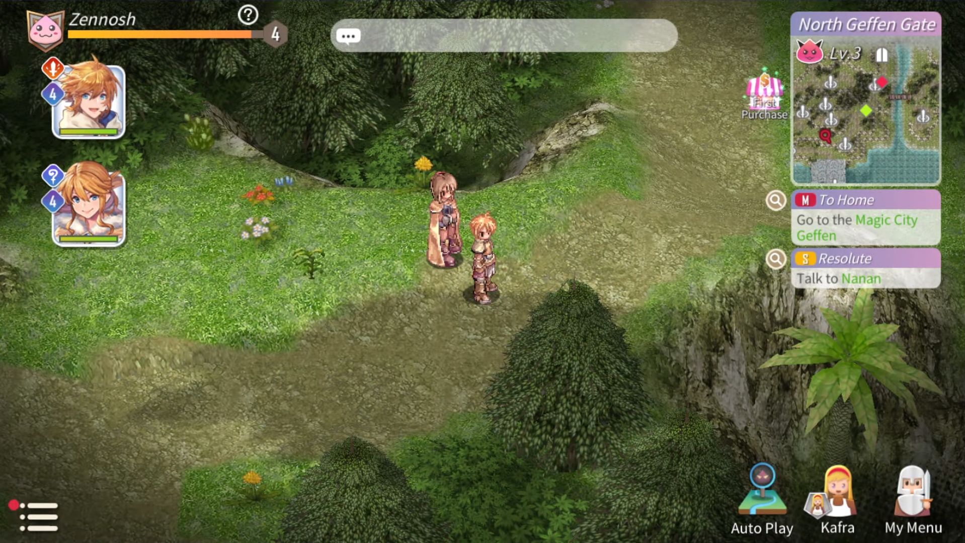 Full version of Android Anime game apk Ragnarok: The Lost Memories for tablet and phone.