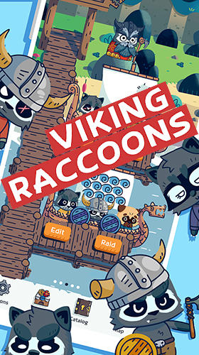 Full version of Android Time killer game apk Raidcoons: The viking raccoons for tablet and phone.