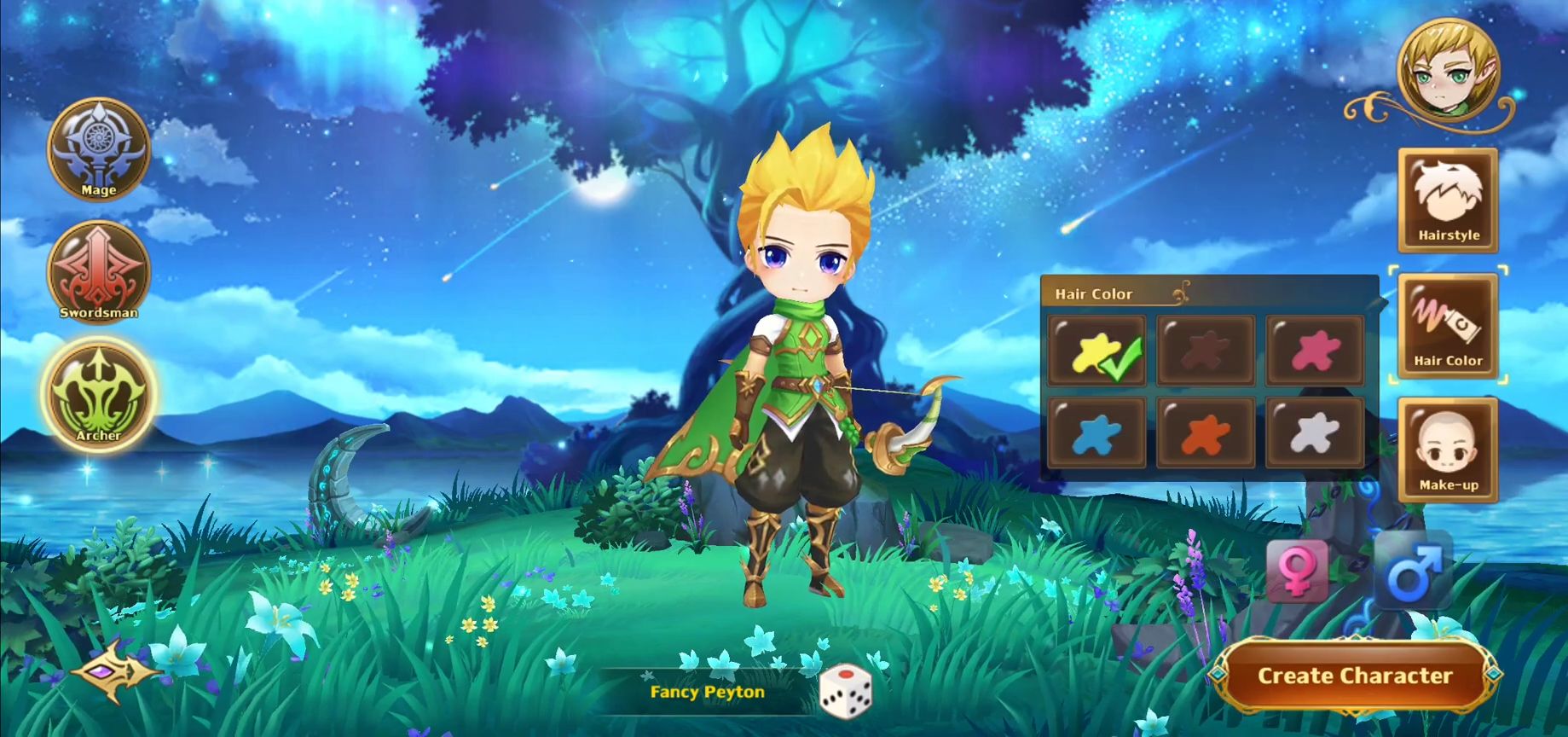 Full version of Android Action Role Playing game apk Rainbow Story Global for tablet and phone.