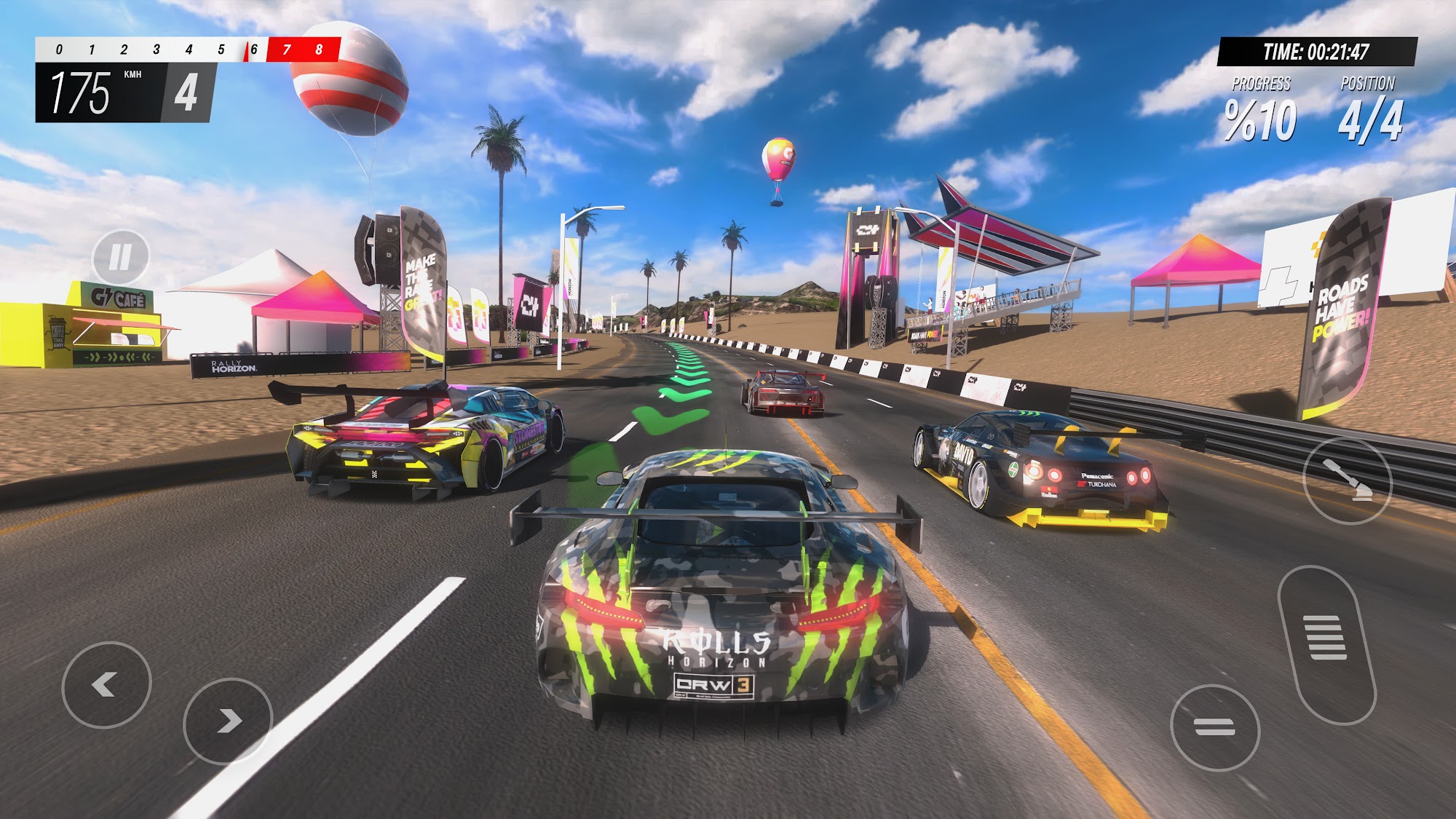 Full version of Android Offline game apk Rally Horizon for tablet and phone.