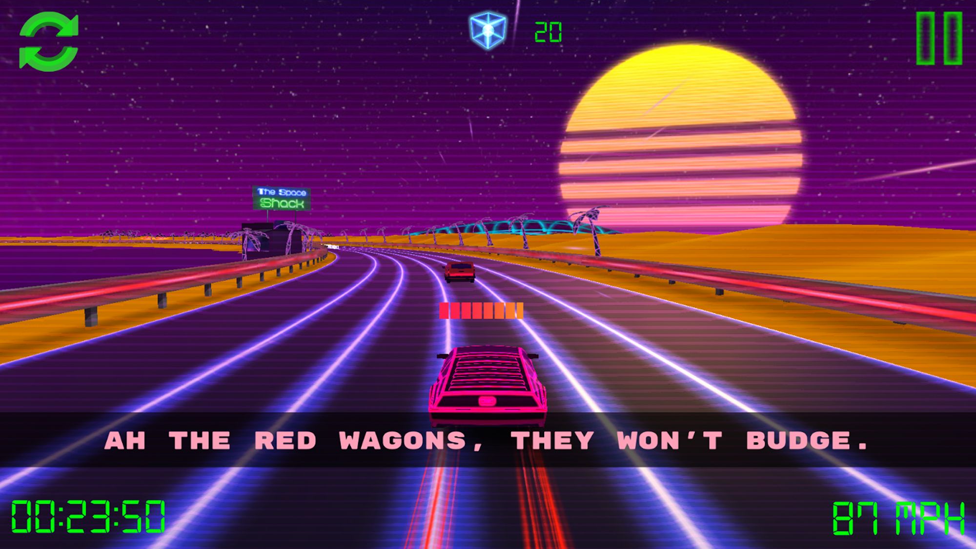 Full version of Android Racing game apk Retro Drive for tablet and phone.