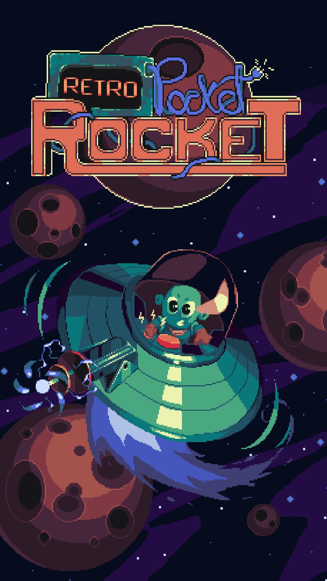Full version of Android Arcade game apk Retro Pocket Rocket for tablet and phone.