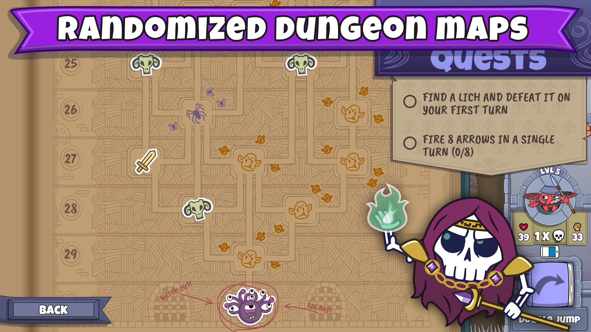Full version of Android Dungeons game apk Roundguard for tablet and phone.
