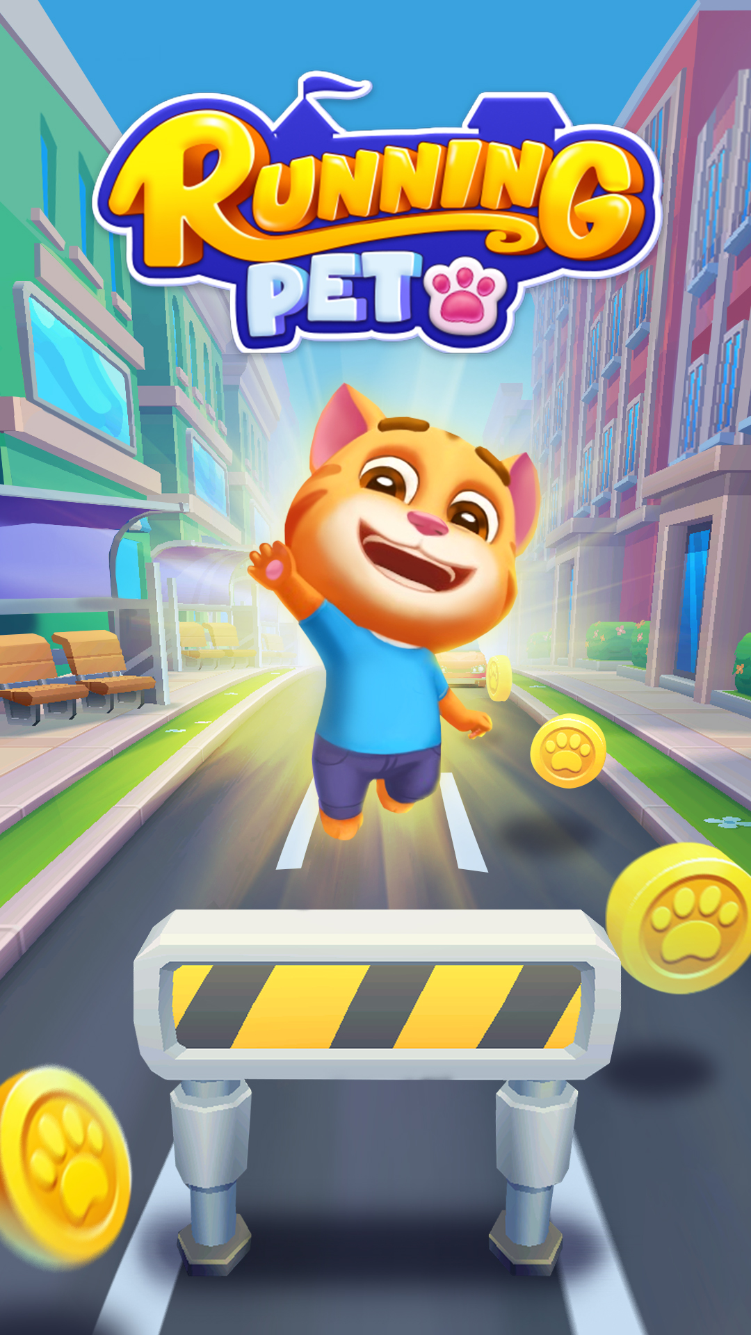 Full version of Android Runner game apk Running Pet: Dec Rooms for tablet and phone.