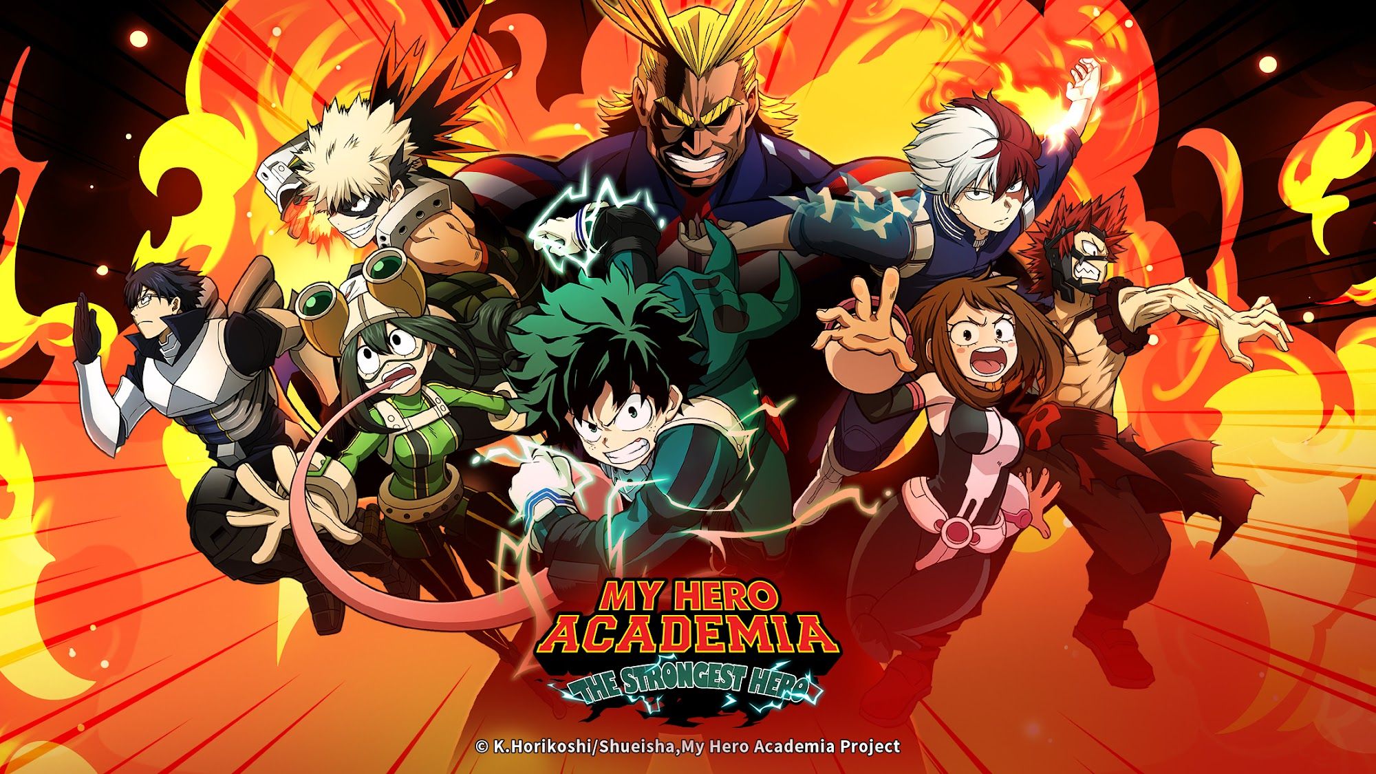 Full version of Android Anime game apk My hero academia for tablet and phone.