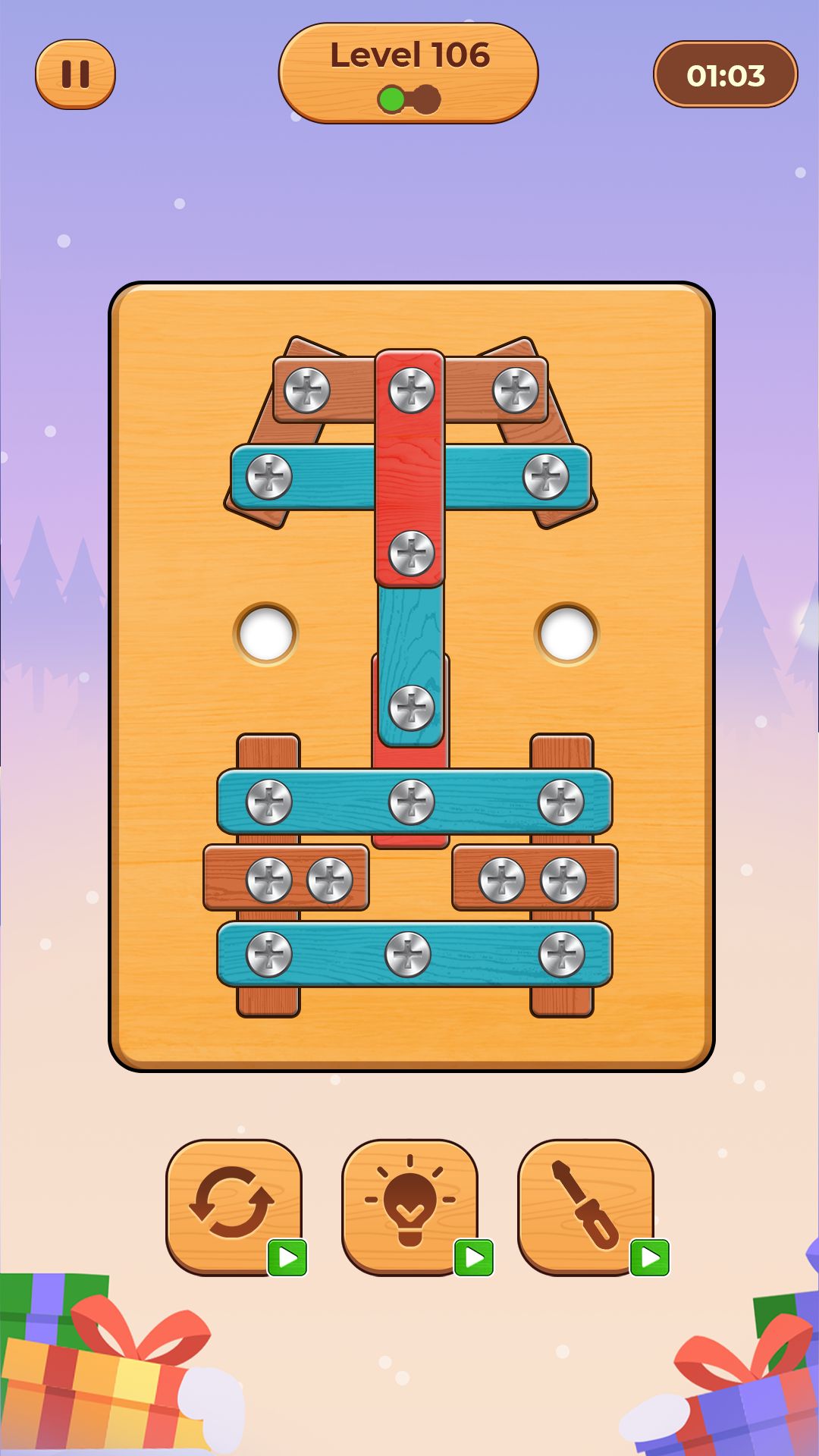 Full version of Android Puzzle game apk Screw Puzzle: Nuts & Bolts for tablet and phone.