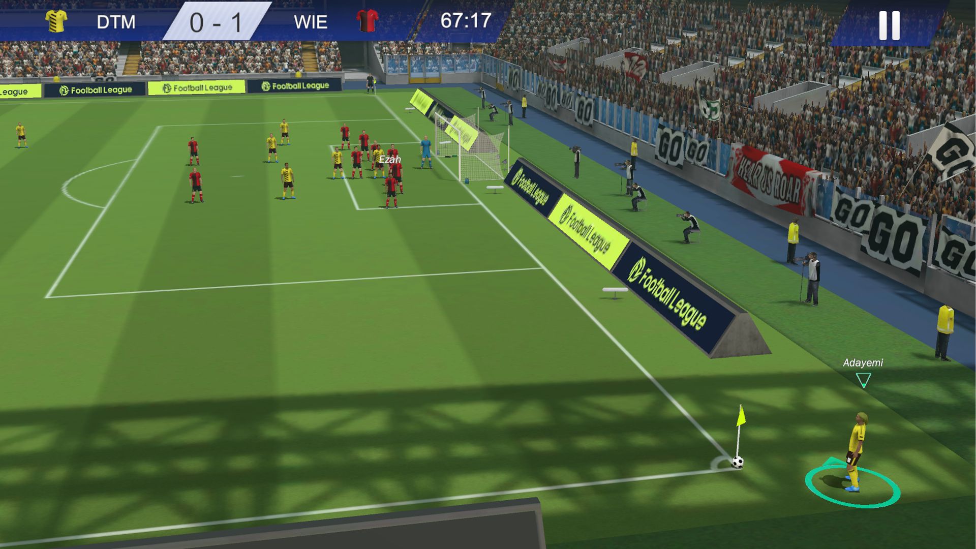 Full version of Android Sports game apk Football League 2023 for tablet and phone.