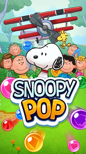 Full version of Android Bubbles game apk Snoopy pop for tablet and phone.