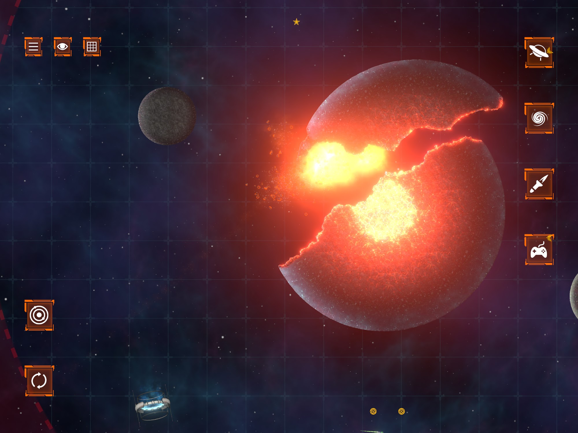 Full version of Android Space game apk Solar Smash 2D for tablet and phone.