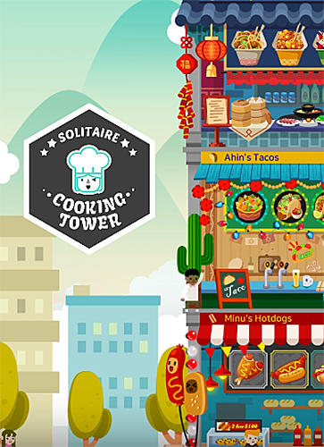 Full version of Android Solitaire game apk Solitaire: Cooking tower for tablet and phone.