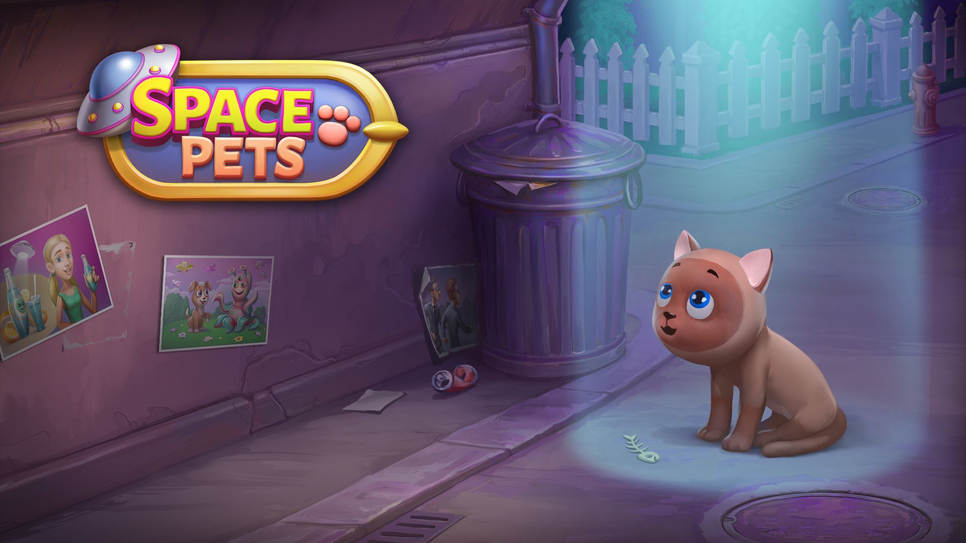 Full version of Android Hidden objects game apk Space pets for tablet and phone.