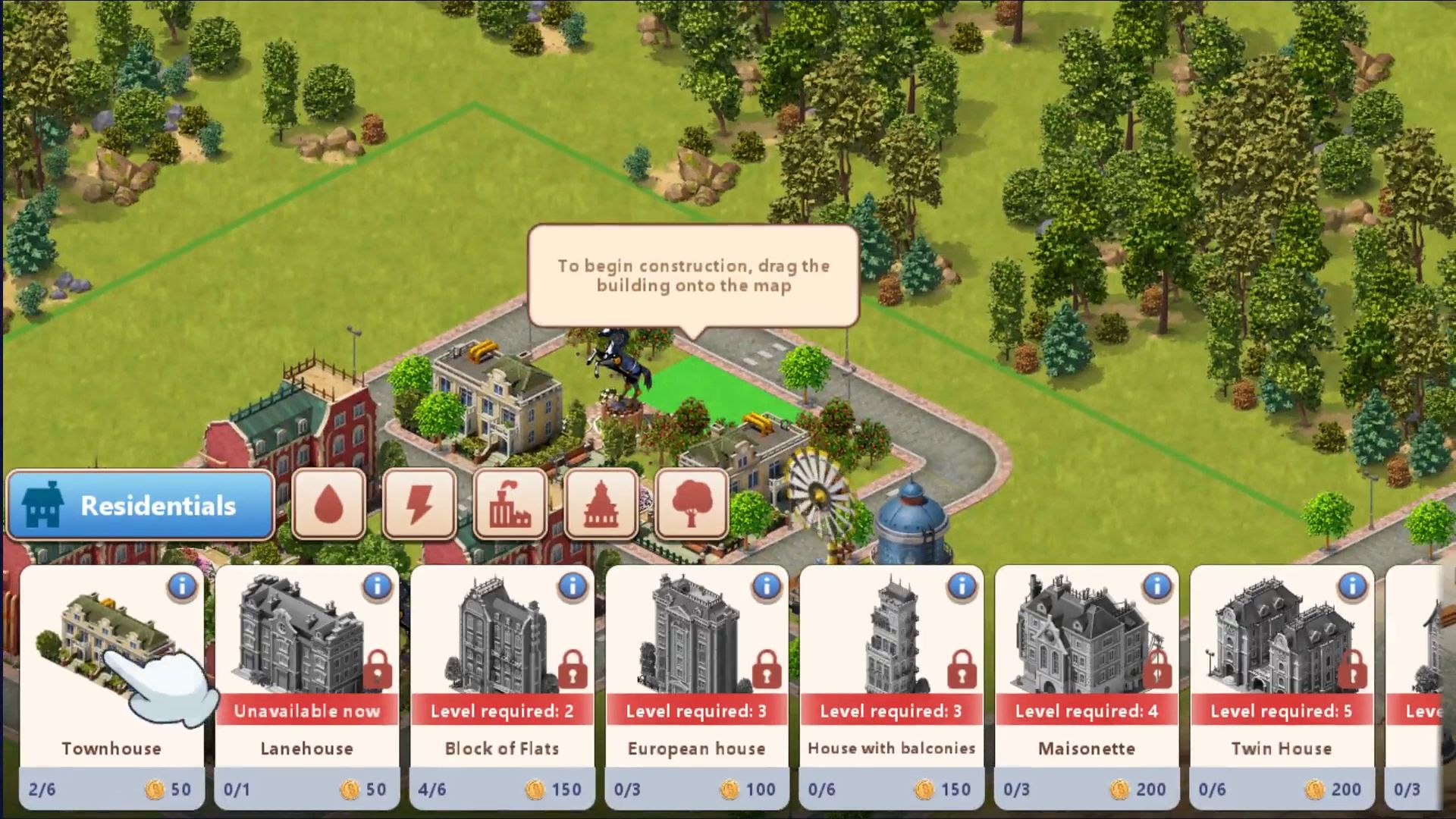 Full version of Android Economy strategy game apk Steam City for tablet and phone.