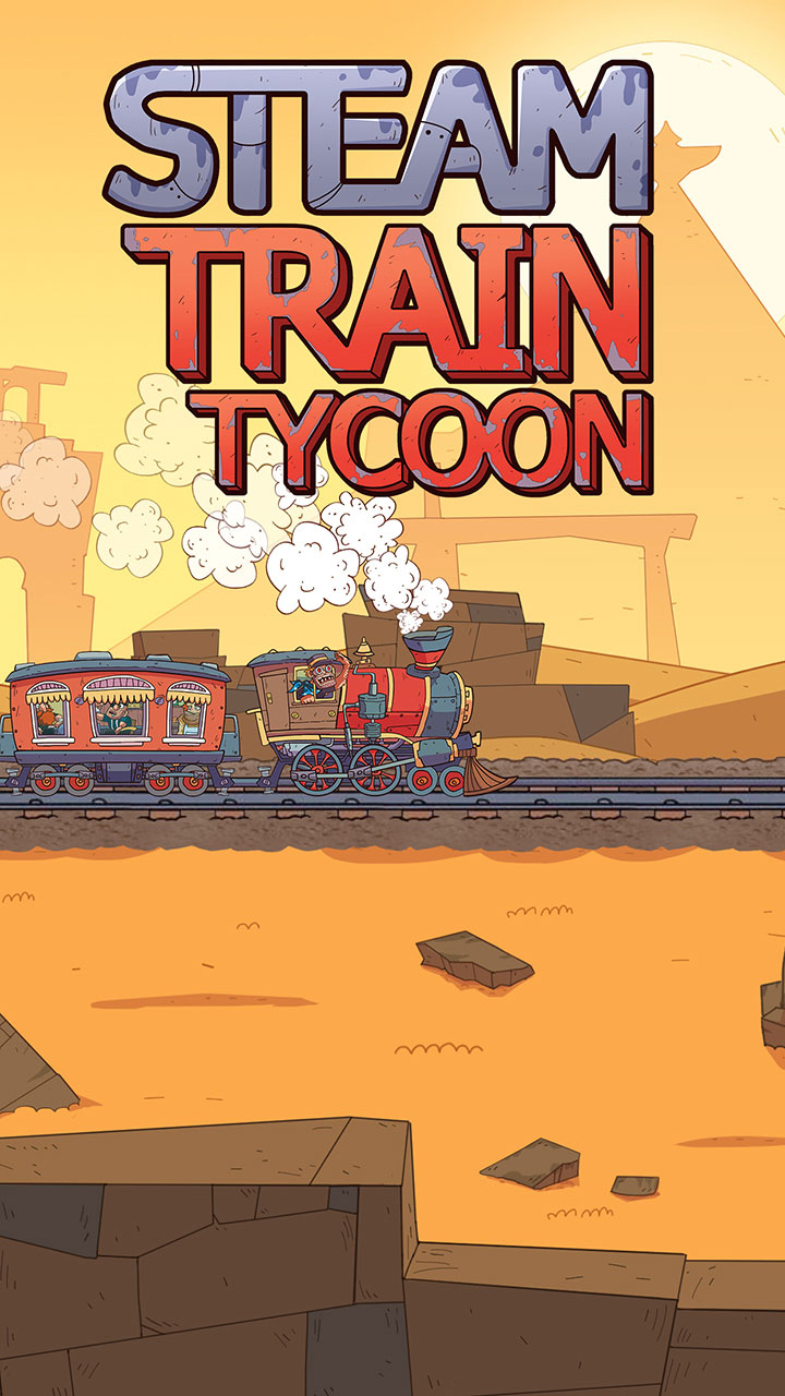 Full version of Android Trains game apk Steam Train Tycoon:Idle Game for tablet and phone.