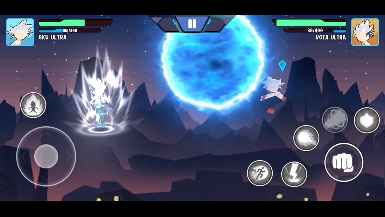 Full version of Android Beat ’em up game apk Stick Battle: Dragon Super Z Fighter for tablet and phone.