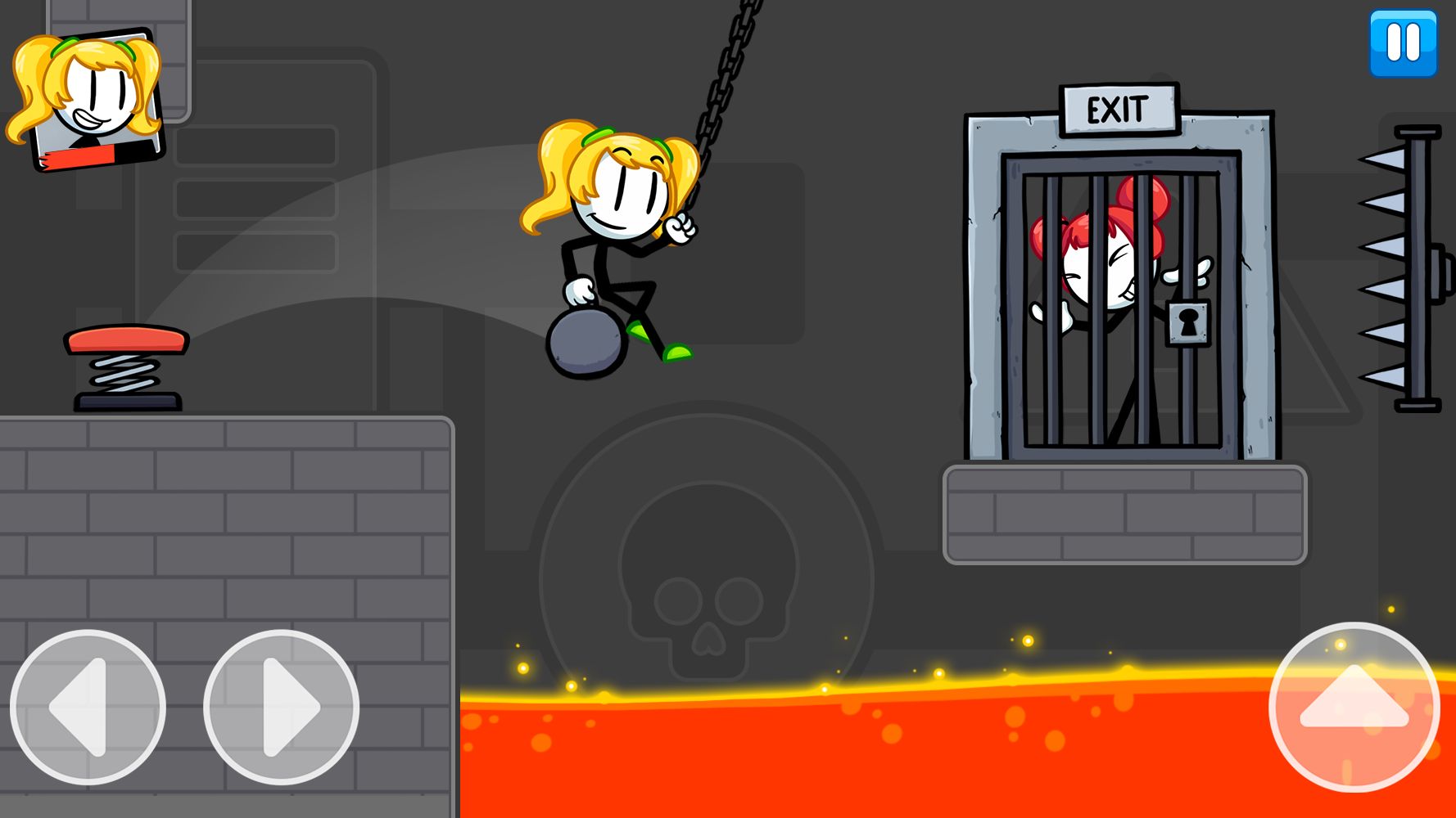Full version of Android Stickman game apk Stick Prison - Stickman Escape Journey for tablet and phone.