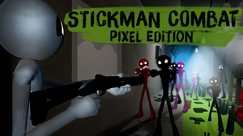 Full version of Android First-person shooter game apk Stickman combat pixel edition for tablet and phone.