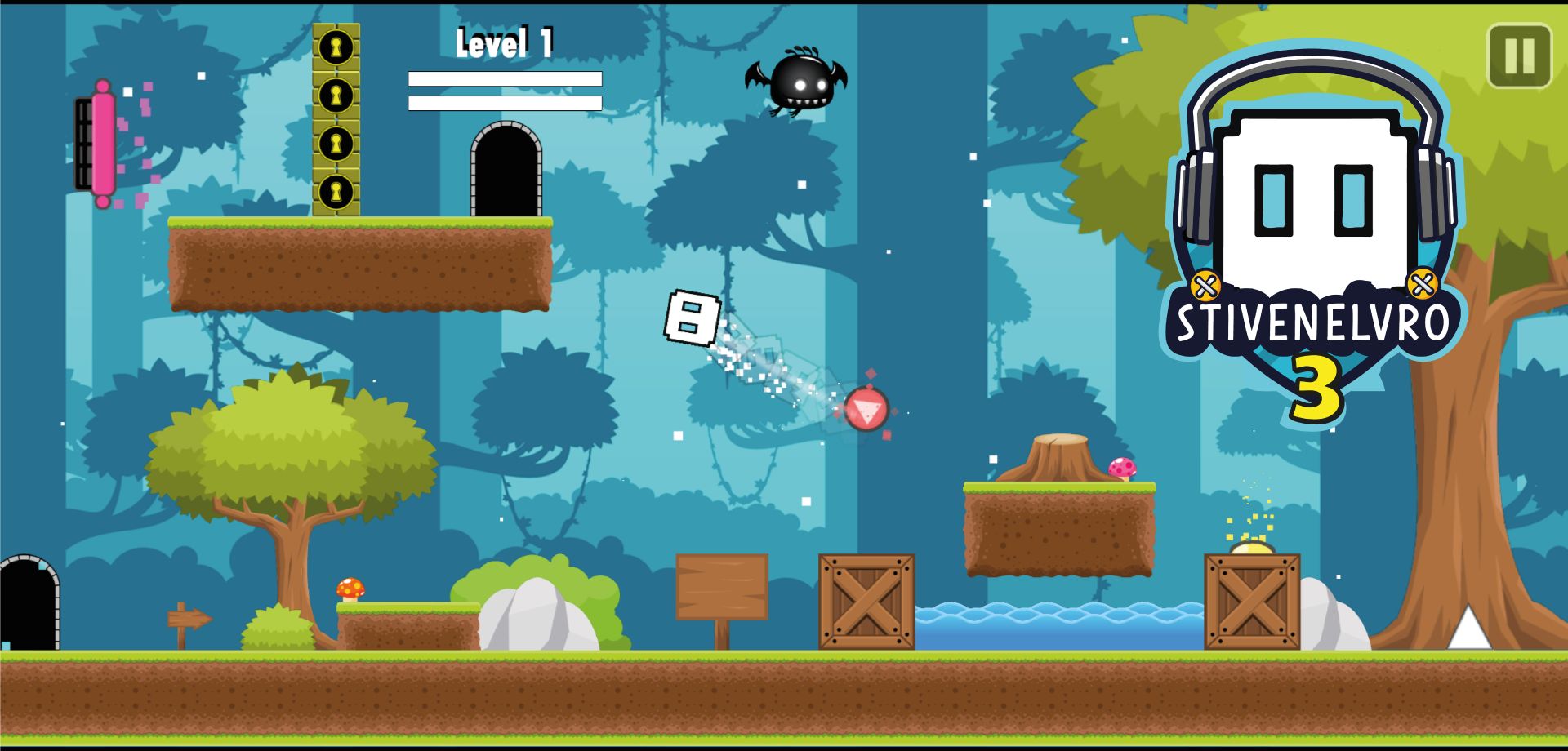 Full version of Android Platformer game apk STIVENELVRO 3 for tablet and phone.