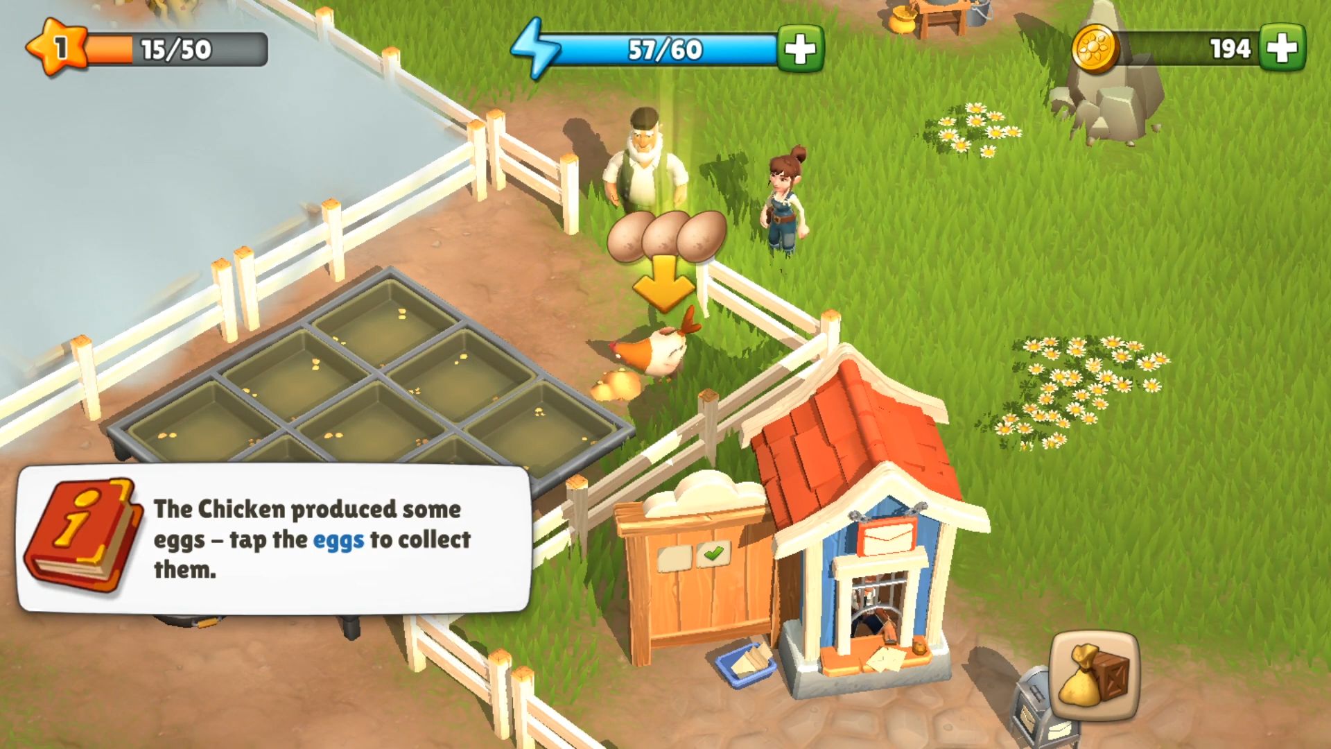 Full version of Android Farming game apk Sunrise Village for tablet and phone.