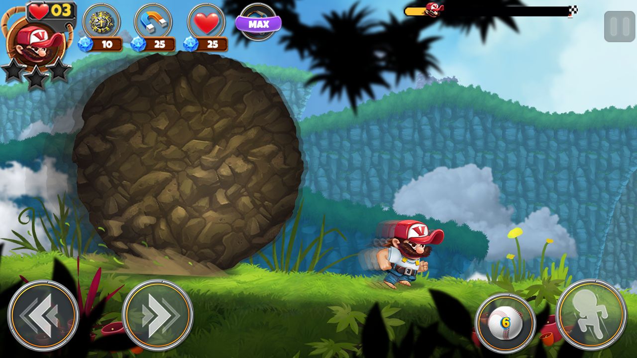 Full version of Android Runner game apk Super Jungle Jump for tablet and phone.