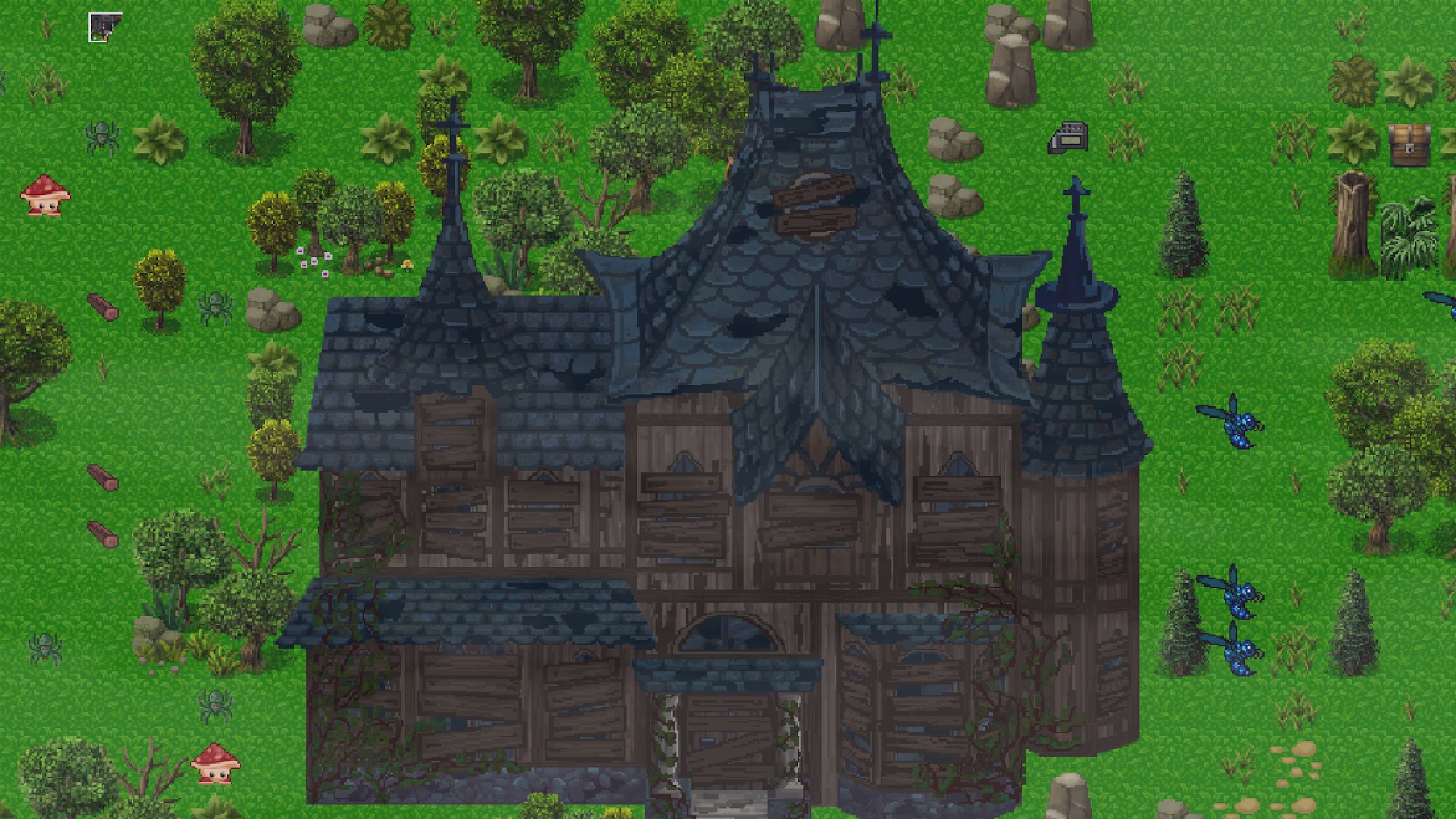 Full version of Android Pixel art game apk Survival RPG 4: Haunted Manor for tablet and phone.