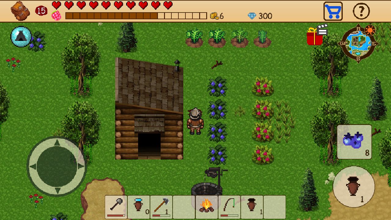 Full version of Android Sandbox game apk Survival RPG: Open World Pixel for tablet and phone.