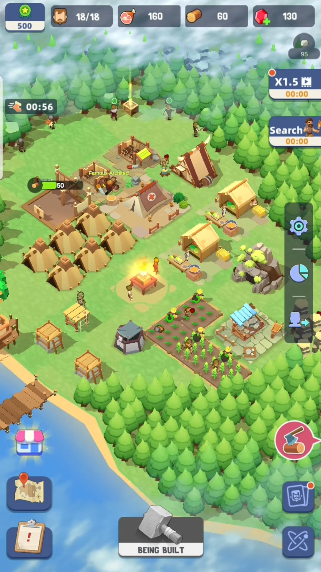 Full version of Android Building game apk Survivor Island-Idle Game for tablet and phone.