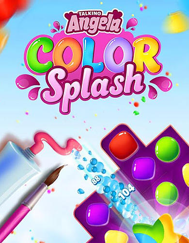 Download Talking Angela color splash Android free game.