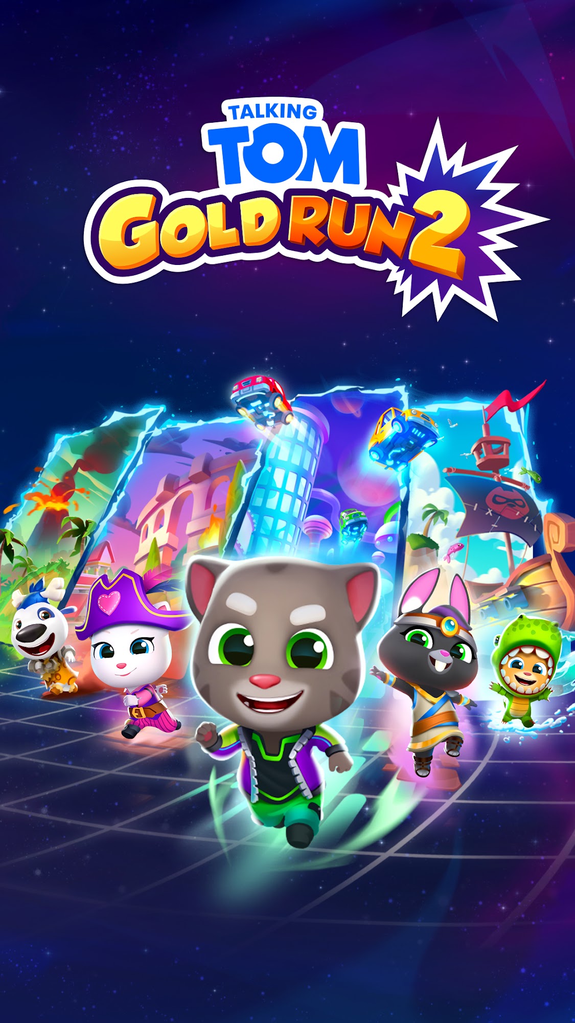 Full version of Android For kids game apk Talking Tom Gold Run 2 for tablet and phone.