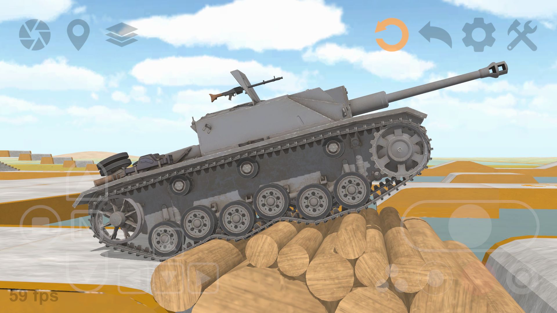 Full version of Android Tanks game apk Tank Physics Mobile Vol.3 for tablet and phone.
